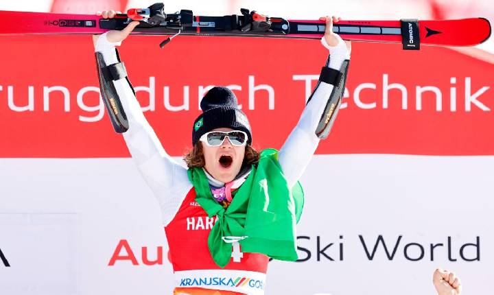 Lucas Pinheiro faz história e conquista ouro para o Brasil na Copa do Mundo de Esqui Alpino