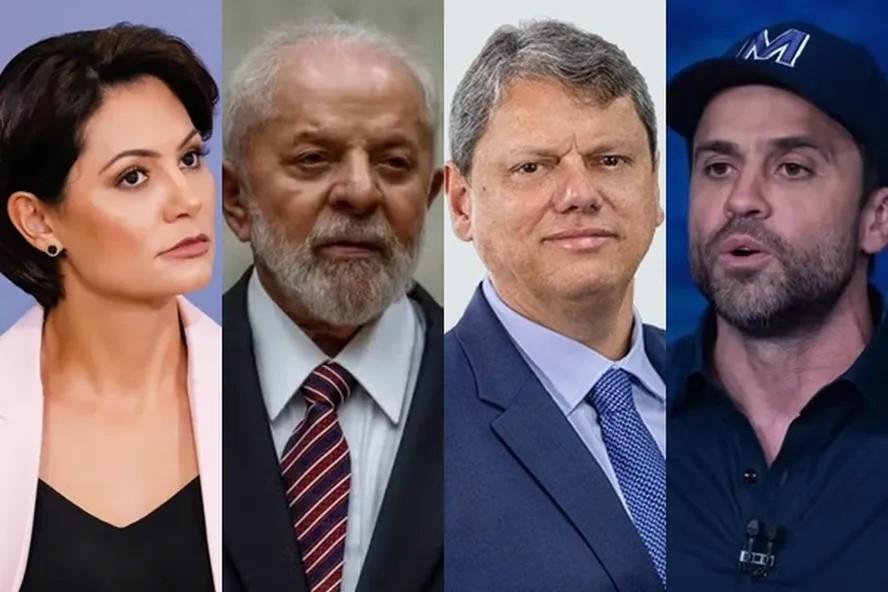 Disputa acirrada por espólio de Bolsonaro entre Tarcísio, Michelle e Marçal, revela pesquisa CNT/MDA