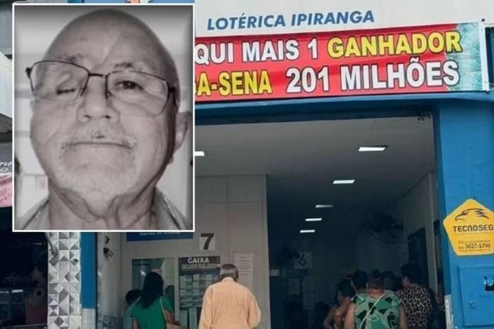 Homem que ganhou R$ 201 milhões na mega-sena morre 24 dias depois de retirar prêmio