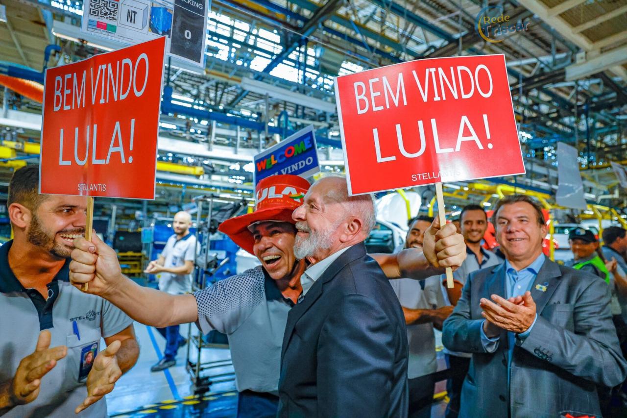 Com Lula, Fiat/Stellantis inaugura centro de tecnologia flex em Betim (MG)